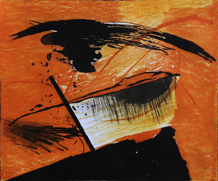 1)Promise Land, Aquatint, 15''x19'',2005