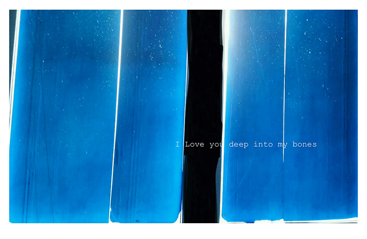 Blue Screening 14.5''x9.7'' 2016 1